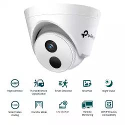 4MP IR куполна мрежова камера TP-Link VIGI C440I(4mm)
