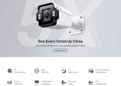 4MP външна IR моторизирана Wi-Fi Varifocal Bullet мрежова камера TP-Link VIGI InSight S345ZI