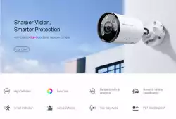 4MP външна пълноцветна булет мрежова камера TP-Link VIGI C345(4mm)