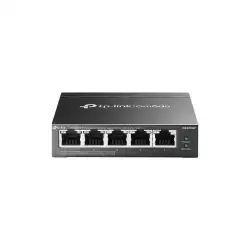 5-портов гигабитов управляем настолен комутатор TP-Link Omada ES205GP с 4-порта PoE+