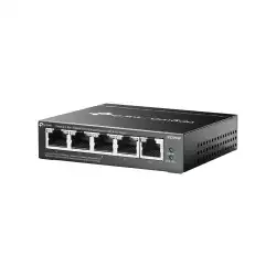 5-портов гигабитов управляем настолен комутатор TP-Link Omada ES205GP с 4-порта PoE+                          