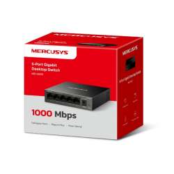 5-портов настолен гигабитен комутатор Mercusys MS105GS - EOL