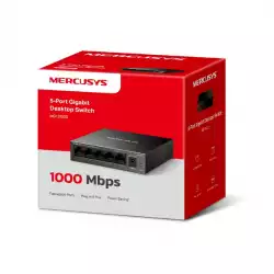5-портов настолен гигабитен комутатор Mercusys MS105GS - EOL