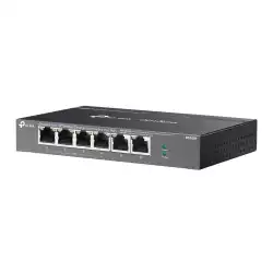 6-портов 10/100Mbps неуправляем комутатор TP-Link Omada DS106P с 4-портов PoE+