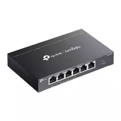 6-портов гигабитов неуправляем комутатор TP-Link Omada DS106GPP с 3-портов PoE+ и 1-портов PoE++