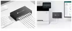 8-портов гигабитов управляем настолен комутатор TP-Link Omada ES208G