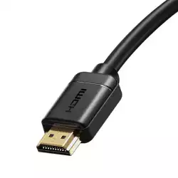 Кабел Baseus CAKGQ-B01 2x HDMI 2.0 4K 60Hz Cable, 3D, HDR, 18Gbps, 2м - черен