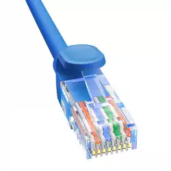 Мрежов кръгъл кабел Baseus RJ45, Cat.6, 2 м B00133204311-02 - син