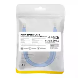 Мрежов кръгъл кабел Baseus RJ45, Cat.6, 2 м B00133204311-02 - син