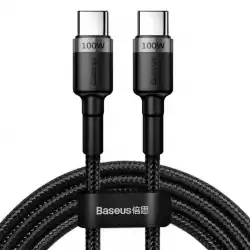 Кабел Baseus CATKLF-ALG1 Cafule USB-C към USB-C PD 2.0 100W 2м Кабел Baseus CATKLF-ALG1 Cafule USB-C към USB-C PD 2.0 100W 2м