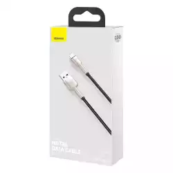Кабел Baseus Cafule Metal Series USB-A към Lightning, 1м CALJK-A01