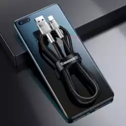 Кабел Baseus Cafule USB към USB-C 66W 0.25м CAKF000001 - черен
