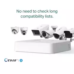 NVR TP-Link VIGI NVR1104H-4P PoE+ Network Video Recorder 4-канален