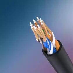 Мрежов кабел Ugreen 70334 Ethernet patchcord RJ45 Cat 6A UTP 1000Mbps 2м - черен