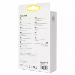 Кабел Baseus CAJY000101 Crystal Shine USB Type A към Lightning, 2.4A  2м - черен
