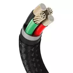 Кабел Baseus Cafule Metal Series USB-A към Lightning, 1м CALJK-A01