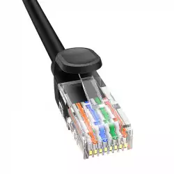 Мрежов кръгъл кабел Baseus RJ45, Cat.5, 2 м B00133206111-03 - черен