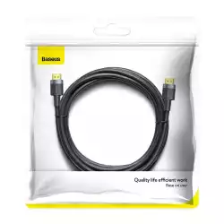 Кабел Baseus Cafule HDMI 2.0 4K 60 Hz 3D 18 Gbps CADKLF-G01 3м - черен