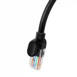 Мрежов кръгъл кабел Baseus RJ45, Cat.5, 3 м B00133206111-04 - черен