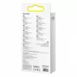 Кабел Baseus Flash Series II USB Type C / USB Type A - USB Type C / Lightning / micro USB 100 W 1.2 м CASS030101 - черен