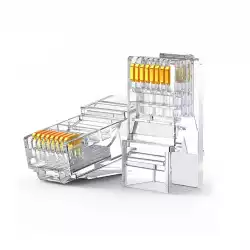 Кабелен накрайник Ugreen NW120 RJ45, 8P/8C, Cat.6/6e, UTP 60558 - 100 броя в комплект