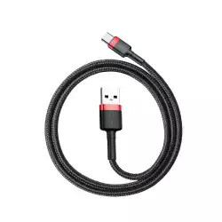Кабел Baseus Cafule USB към Type-C 3A, 0.5 м CATKLF-A91 - черен