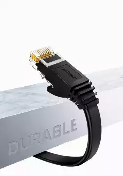 Мрежов кабел Ugreen 20160 Ethernet patch cord RJ45 Cat 6 UTP 1000Mbps 2м - черен