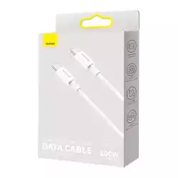 Кабел Baseus Superior CATYS-C02 USB Type C - USB Type C QC / PD / FCP 100W 5A 20V 2м - бял
