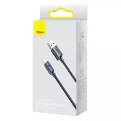 Кабел Baseus CAJY000401 Crystal Shine USB Type A към USB Type C 100W 1,2м черен