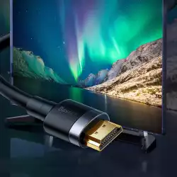Кабел Baseus Cafule HDMI 2.0 4K 60 Hz 3D 18 Gbps CADKLF-G01 3м - черен
