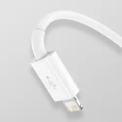 Кабел Baseus Superior 3 в 1 USB-А към Lightning, microUSB и USB-C, 1.5м, бял