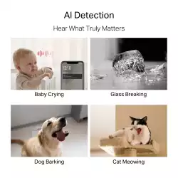 AI домашна охранителна Wi-Fi Pan/Tilt камера Mercusys MC230