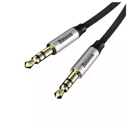 Аудио кабел Baseus Yiven M30 stereo AUX 3.5мм CAM30-CS1 150см сребристо-черен