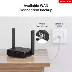 Безжичен 4G LTE преносим рутер Mercusys MB113-4G 300 Mbps
