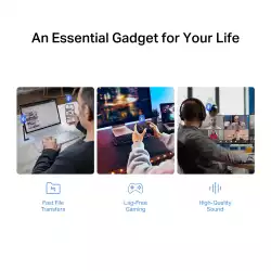 Безжичен Bluetooth USB адаптер с дълъг обхват Mercusys MA550H