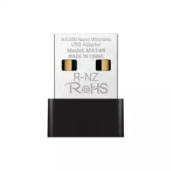 Безжичен Nano USB адаптер Mercusys MA14N AX300