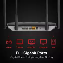 Безжичен рутер Mercusys AC12G двубандов гигабитен