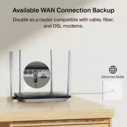 Безжичен рутер Mercusys MB135-4G AC1200 Dual Band 4G LTE