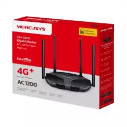 Безжичен Рутер Mercusys MB235-4G 4G+ Cat6 AC1200 Dual Band Gigabit                          