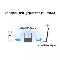 Безжичен USB 2-лентов адаптер Mercusys MA30H AC1300