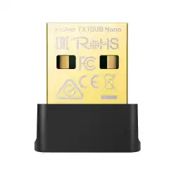 Безжичен USB 2-лентов адаптер TP-Link Archer TX10UB Nano AX900 Wi-Fi 6 Bluetooth 5.3