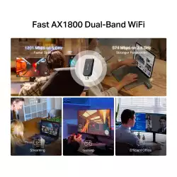 Безжичен USB адаптер Mercusys MA70XM Wi-Fi 6 AX1800