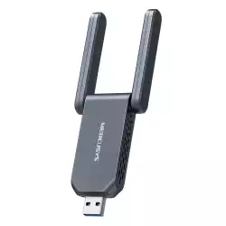 Безжичен USB адаптер с висок коефициент на усилване Mercusys MA37BEH BE6500 Wi-Fi 7