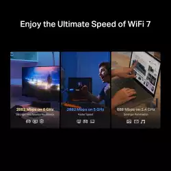 Безжичен USB адаптер с висок коефициент на усилване Mercusys MA37BEH BE6500 Wi-Fi 7