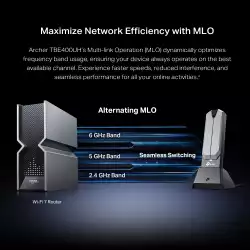 Безжичен USB адаптер с висок коефициент на усилване Wi-Fi 7 TP-Link Archer TBE400UH BE6500