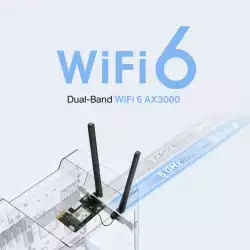 Безжичен Wi-Fi 6 PCIe Адаптер Mercusys MA80XE AX3000