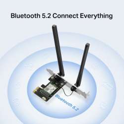 Безжичен Wi-Fi 6 PCIe Адаптер Mercusys MA80XE AX3000