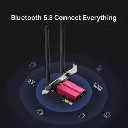 Безжичен Wi-Fi 6E Bluetooth 5.3 PCIe Адаптер Mercusys MA86XE AXE5400