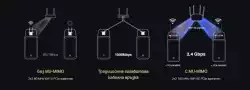 Безжичен Wi-Fi 6E Bluetooth 5.3 PCIe Адаптер Mercusys MA86XE AXE5400