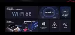 Безжичен Wi-Fi 6E Bluetooth 5.3 PCIe Адаптер Mercusys MA86XE AXE5400
